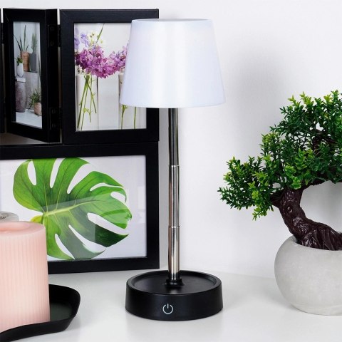 Grupa Orion Sp. z o.o. Lampa Lampka Stołowa Nocna LED Biała Bezprzewodowa AMBIANCE 11-29,5 cm