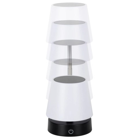 Grupa Orion Sp. z o.o. Lampa Lampka Stołowa Nocna LED Biała Bezprzewodowa AMBIANCE 11-29,5 cm