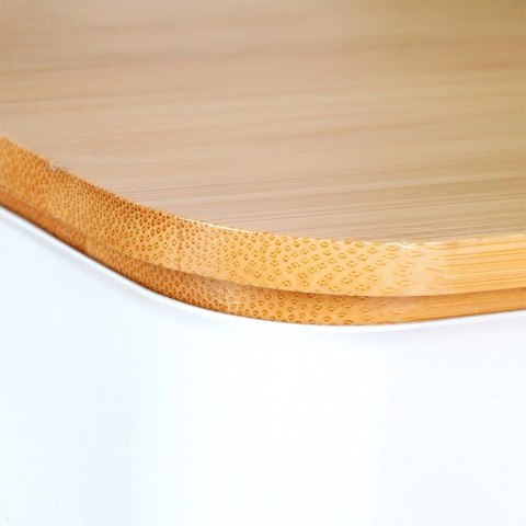 Grupa Orion Sp. z o.o. Maselniczka Pojemnik na Masło Stalowa Biała Klasyczna VILDE 15x10x7,5 cm