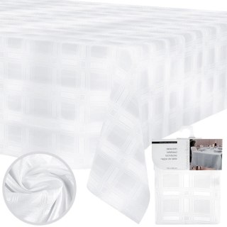 Grupa Orion Sp. z o.o. Obrus Plamoodporny Biały Klasyczny Trwały EXCELLENT HOUSEWARE 220x150 cm