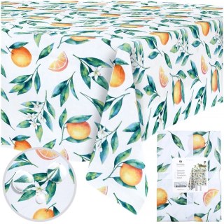 Grupa Orion Sp. z o.o. Obrus Wodoodporny Plamoodporny Pomarańcze EXCELLENT HOUSEWARE 180x130 cm