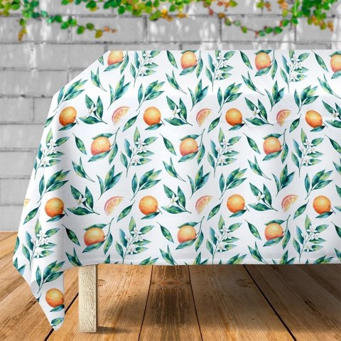 Grupa Orion Sp. z o.o. Obrus Wodoodporny Plamoodporny Pomarańcze EXCELLENT HOUSEWARE 180x130 cm