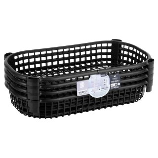 Grupa Orion Sp. z o.o. Organizer Na Kółkach Czarny EXCELLENT HOUSEWARE 4-Poziomowy 46x26x79 cm