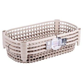 Grupa Orion Sp. z o.o. Organizer na Kółkach Beżowy EXCELLENT HOUSEWARE 4-Poziomowy 46x26x79 cm