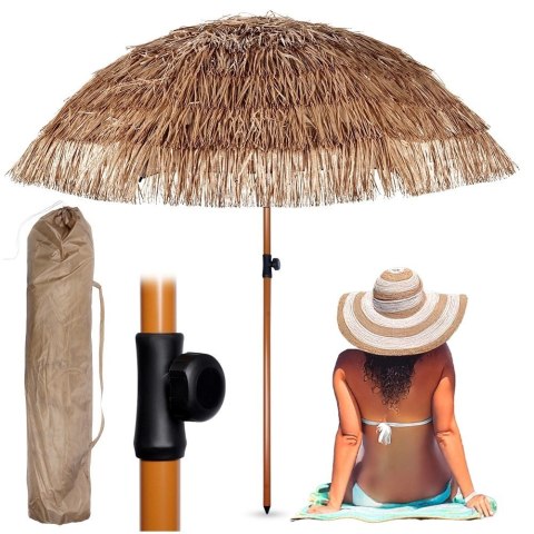 AM/63 Parasol plażowy ogrodowy hawajski 120 cm