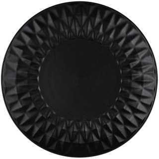 VLACHOS BROS S.A IMPORTS (NAVA),Valantis Vlachos Talerz Deserowy Ceramiczny Czarny NAVA SOHO 20 cm Tłoczony Zmywarka
