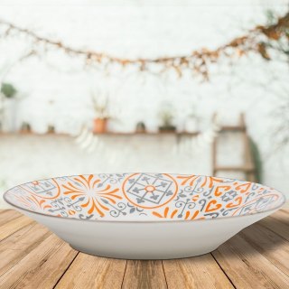 VLACHOS BROS S.A IMPORTS (NAVA),Valantis Vlachos Talerz Obiadowy Głęboki Porcelanowy 650 ml NAVA MAIOLICA Wzór