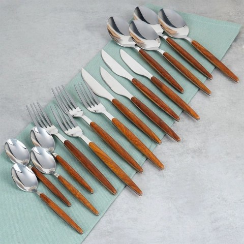 Grupa Orion Sp. z o.o. Zestaw Sztućców Stalowych dla 4 Osób Solidne EXCELLENT HOUSEWARE 16 el.