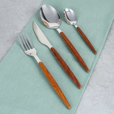 Grupa Orion Sp. z o.o. Zestaw Sztućców Stalowych dla 4 Osób Solidne EXCELLENT HOUSEWARE 16 el.