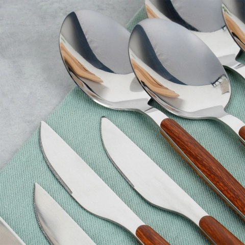 Grupa Orion Sp. z o.o. Zestaw Sztućców Stalowych dla 4 Osób Solidne EXCELLENT HOUSEWARE 16 el.