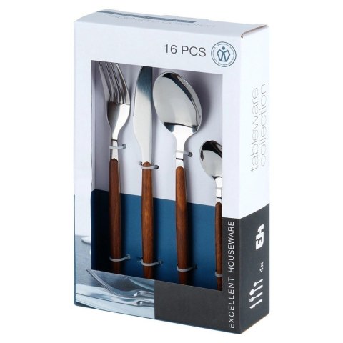Grupa Orion Sp. z o.o. Zestaw Sztućców Stalowych dla 4 Osób Solidne EXCELLENT HOUSEWARE 16 el.