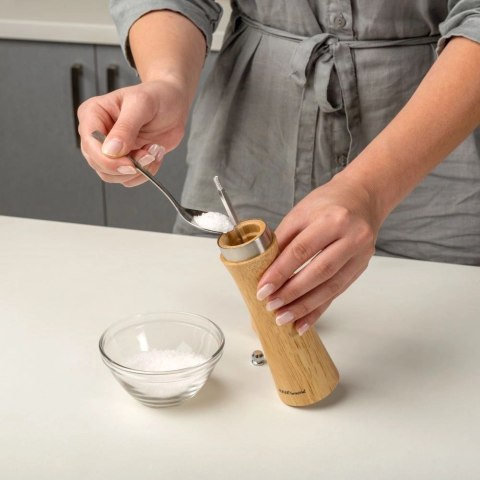 NAVA Bambusowy Młynek do Mielenia Pieprzu Soli NAVA 21 cm