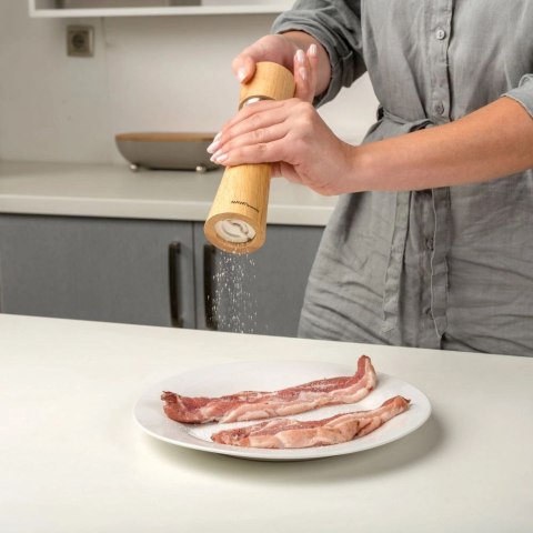 NAVA Bambusowy Młynek do Mielenia Pieprzu Soli NAVA 21 cm