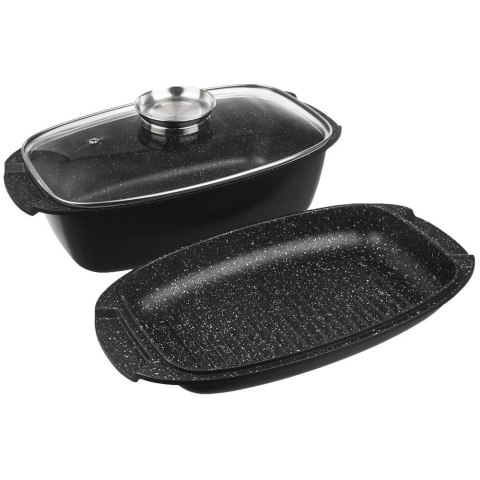 Orion Brytfanna granitowa z pokrywką 3w1 GRANDE 5 l, 39x22 cm