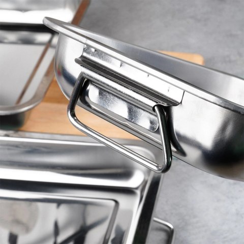 Orion Brytfanny Blachy do Pieczenia Stalowe Prostokątne z Uchwytami VILDE 3 szt.