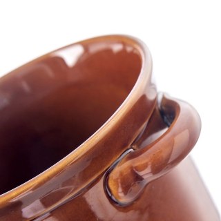 Grupa Orion Sp. z o.o. Pojemnik Garnek do Marynowania Kiszenia Ceramiczny z Pokrywką ORION 650 ml