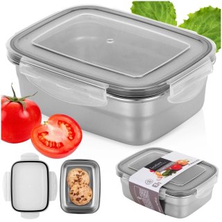 Grupa Orion Sp. z o.o. Pojemnik na Jedzenie Stalowy z Pokrywką Uszczelką EXCELLENT HOUSEWARE 500ml