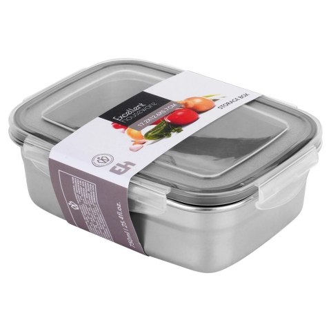 Grupa Orion Sp. z o.o. Pojemnik na Jedzenie Stalowy z Pokrywką Uszczelką EXCELLENT HOUSEWARE 700ml
