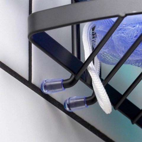 Grupa Orion Sp. z o.o. Półka pod Prysznic Prysznicowa Metalowa Narożna BATHROOM SOLUTIONS 38 cm