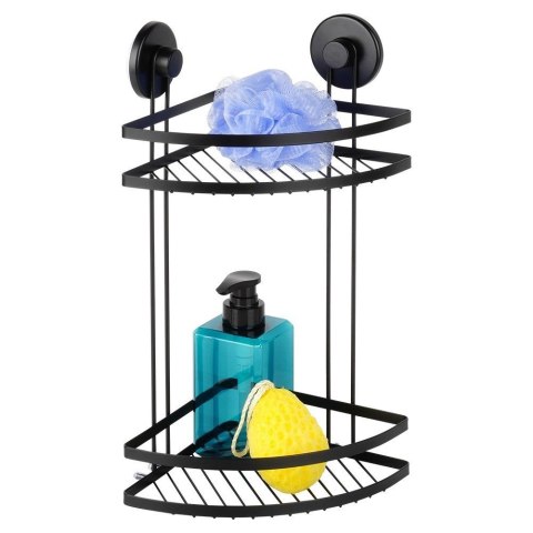 Grupa Orion Sp. z o.o. Półka pod Prysznic Prysznicowa Metalowa Narożna BATHROOM SOLUTIONS 38 cm