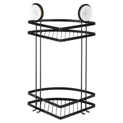 Grupa Orion Sp. z o.o. Półka pod Prysznic Prysznicowa Metalowa Narożna BATHROOM SOLUTIONS 38 cm