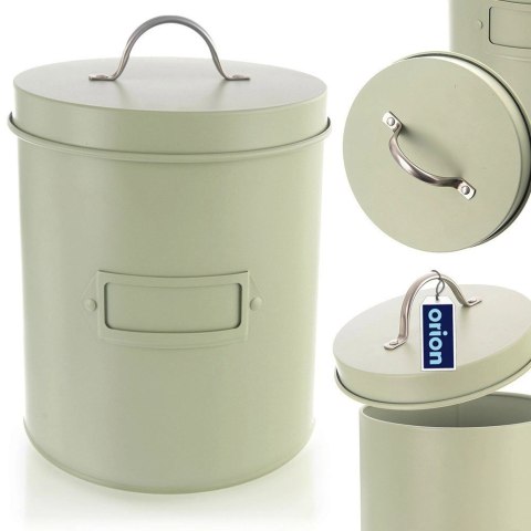 Grupa Orion Sp. z o.o. Puszka Pojemnik Kuchenny do Przechowywania Metalowy Zielony ORION 3,3 l
