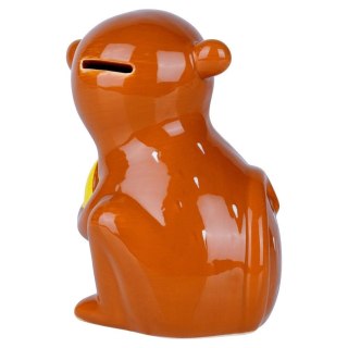 Grupa Orion Sp. z o.o. Skarbonka Ceramiczna Małpka na Prezent dla Dzieci Dorosłych VILDE 12x16,5cm