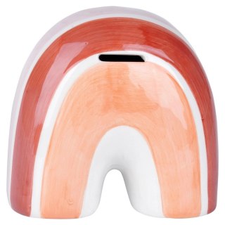 Grupa Orion Sp. z o.o. Skarbonka Ceramiczna Tęcza Prezent dla Dzieci Dorosłych VILDE 15x10x14,5 cm