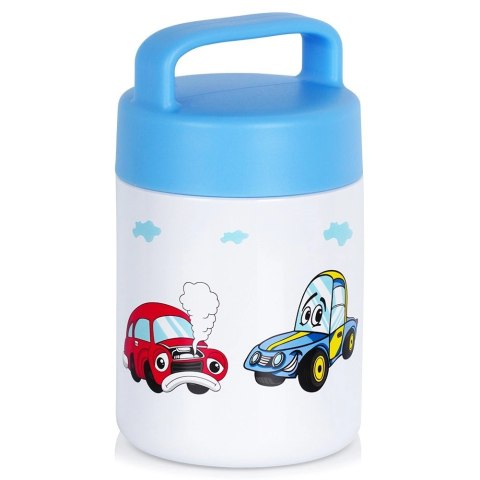 Grupa Orion Sp. z o.o. Termos Obiadowy Termiczny Stalowy Dziecięcy dla Dzieci Autka ORION 450ml