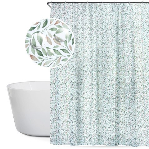 Grupa Orion Sp. z o.o. Wodoodporna Zasłona Prysznicowa Łazienkowa BATHROOM SOLUTIONS 180 x 200 cm