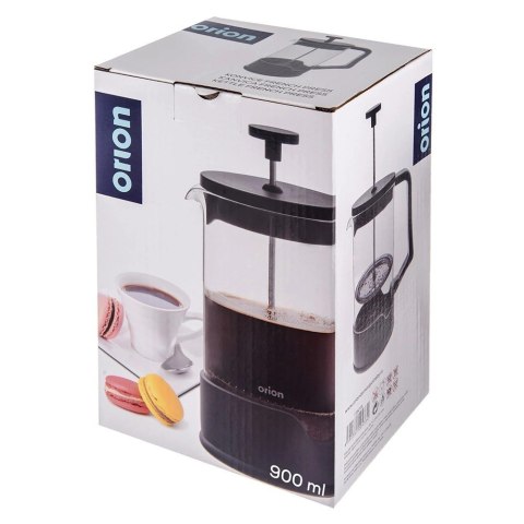 Grupa Orion Sp. z o.o. Zaparzacz Dzbanek Tłokowy do Kawy Herbaty Szklany Solidny ORION 900 ml