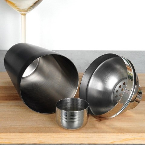 Grupa Orion Sp. z o.o. Zestaw Barowy z Shakerem Stalowy Czarny Solidny EXCELLENT HOUSEWARE 5 el.