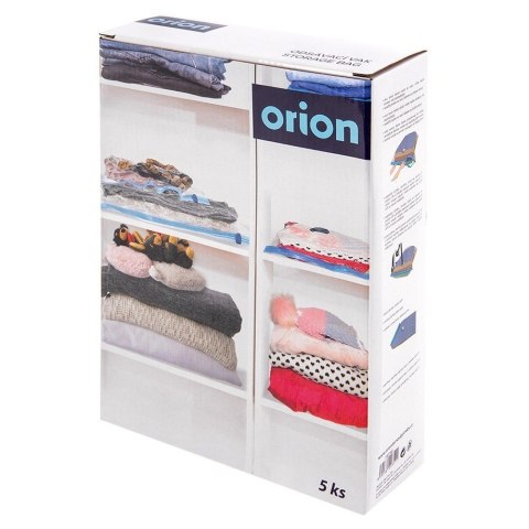 Grupa Orion Sp. z o.o. Zestaw Worki Próżniowe na Ubrania Pościel 3 Rozmiary Wytrzymałe ORION 5szt.