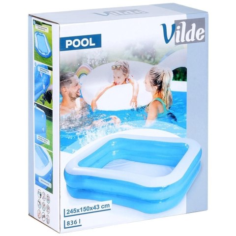 Vilde Basen ogrodowy dmuchany 245x150x43 cm