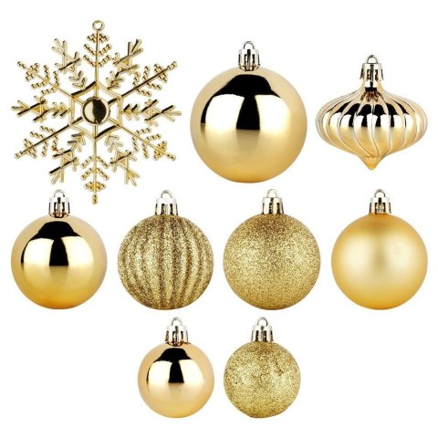 Vilde Bombki choinkowe nietłukące 4 / 5 / 6 / 10 cm 40 szt.