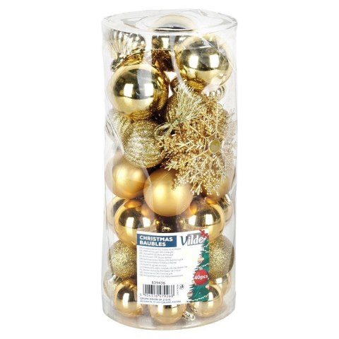 Vilde Bombki choinkowe nietłukące 4 / 5 / 6 / 10 cm 40 szt.