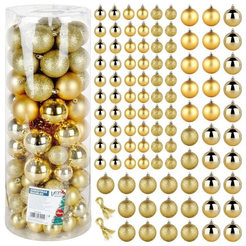 Vilde Bombki choinkowe nietłukące 4 / 6 cm 100 szt.