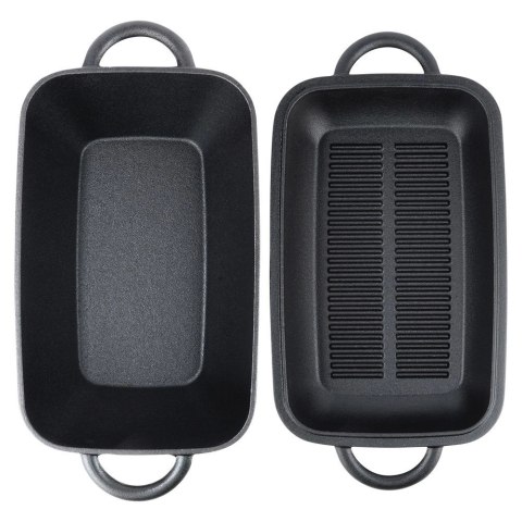 Vilde Brytfanna Żeliwna do Piekarnika Pieczenia z Pokrywką VILDE 2w1 3,5 L