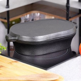 Vilde Brytfanna żeliwna z pokrywką 2w1 CAST LINE 28x16 cm, 1,2 l