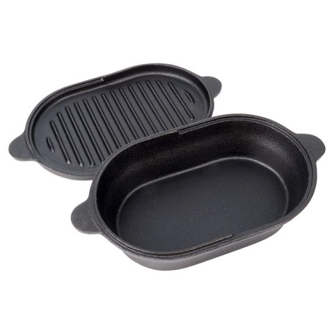 Vilde Brytfanna żeliwna z pokrywką 2w1 CAST LINE 28x16 cm, 1,2 l