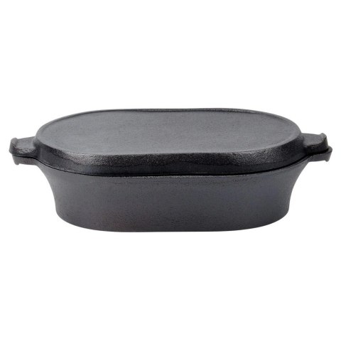 Vilde Brytfanna żeliwna z pokrywką 2w1 CAST LINE 28x16 cm, 1,2 l