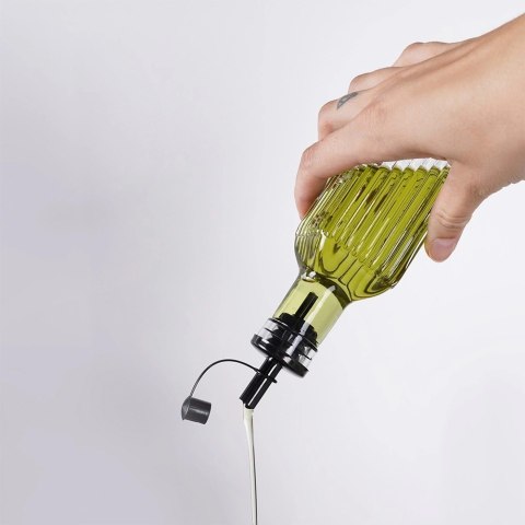 Vilde Butelki na oliwę i ocet, przyprawniki w stojaku 5 el.