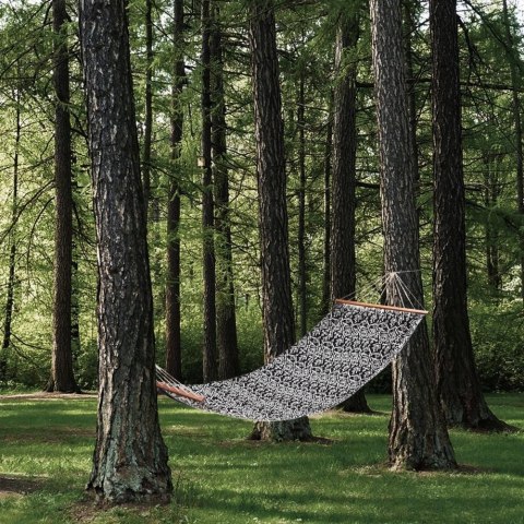 Ambiance Hamak Jednoosobowy Ogrodowy Wiszący Solidny Wytrzymały AMBIANCE 200 x 80 cm