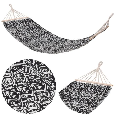 Ambiance Hamak Jednoosobowy Ogrodowy Wiszący Solidny Wytrzymały AMBIANCE 200 x 80 cm