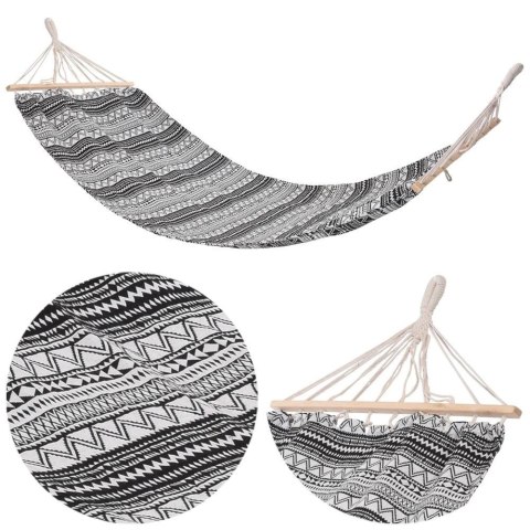 Ambiance Hamak Jednoosobowy Ogrodowy Wiszący Solidny Wytrzymały AMBIANCE 200x80 cm