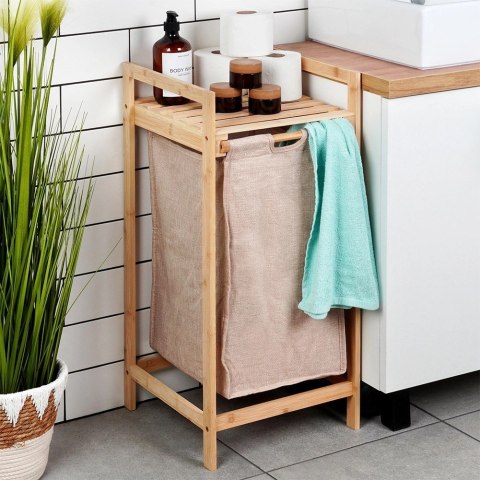 Bathroom Solutions Kosz na pranie bambusowy 33x33x73cm
