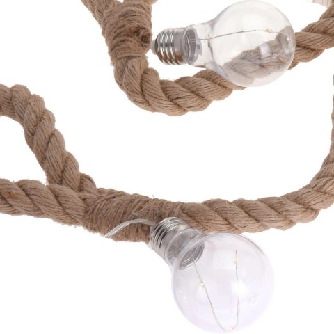 Decorative Lighting Girlanda na sznurze parcianym 30 LED 3 m 10 szt.