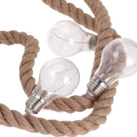 Decorative Lighting Girlanda na sznurze parcianym 30 LED 3 m 10 szt.