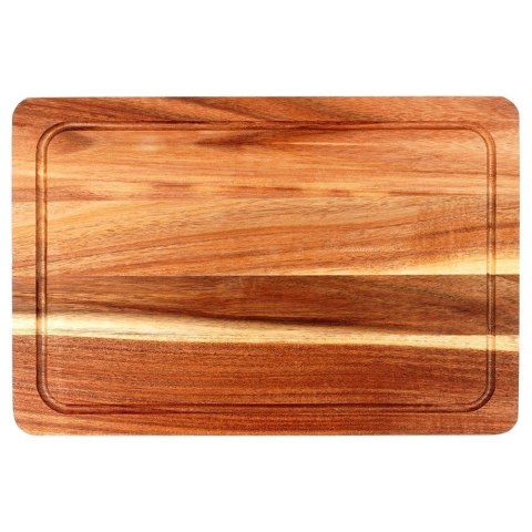 EXCELLENT HOUSEWARE Deska do Krojenia i Serwowania Serów Wędlin Drewno Akacjowe ORION 37x25 cm