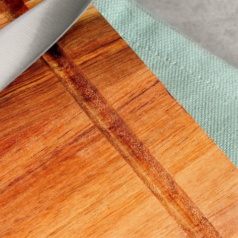 EXCELLENT HOUSEWARE Deska do Krojenia i Serwowania Serów Wędlin Drewno Akacjowe ORION 37x25 cm